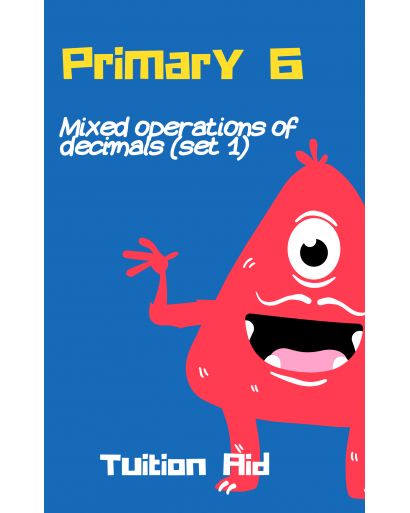 P6 Mixed operations of decimals (set 1)